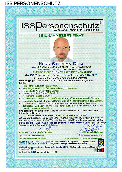 Stephan DEIM ISS Personenschutz 2014 2